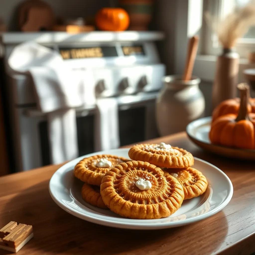 Pumpkin Pizzelle Cookies recipe