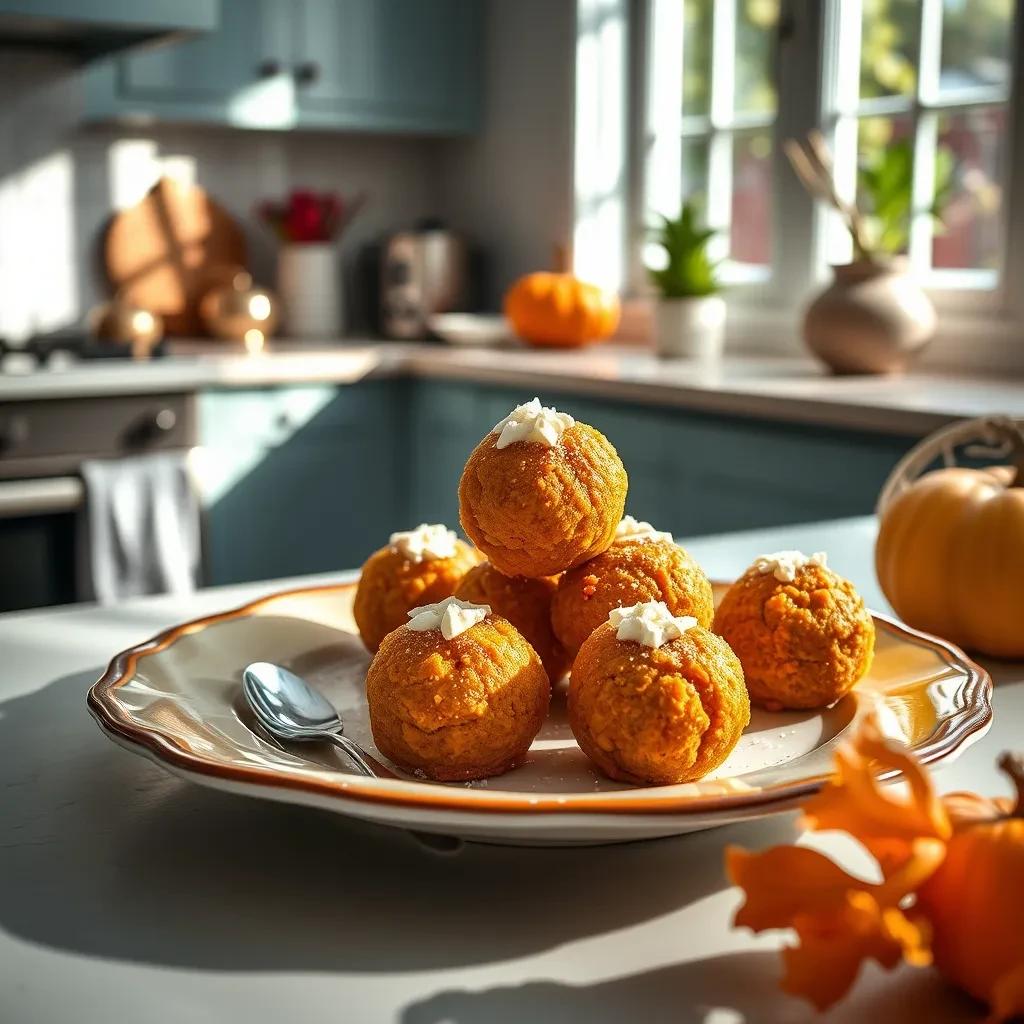 Pumpkin Ricotta Zeppole recipe