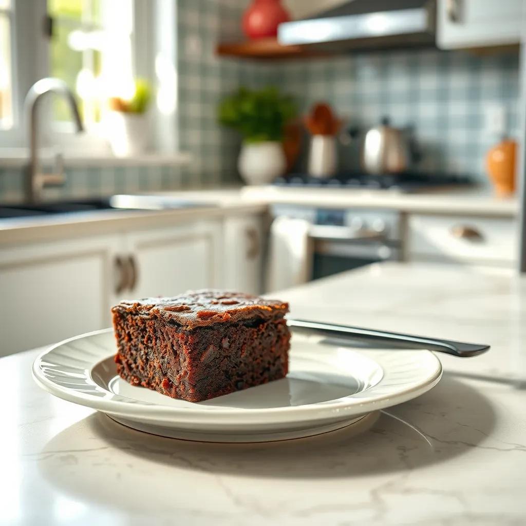 Quick Microwave Brownie Cake recipe