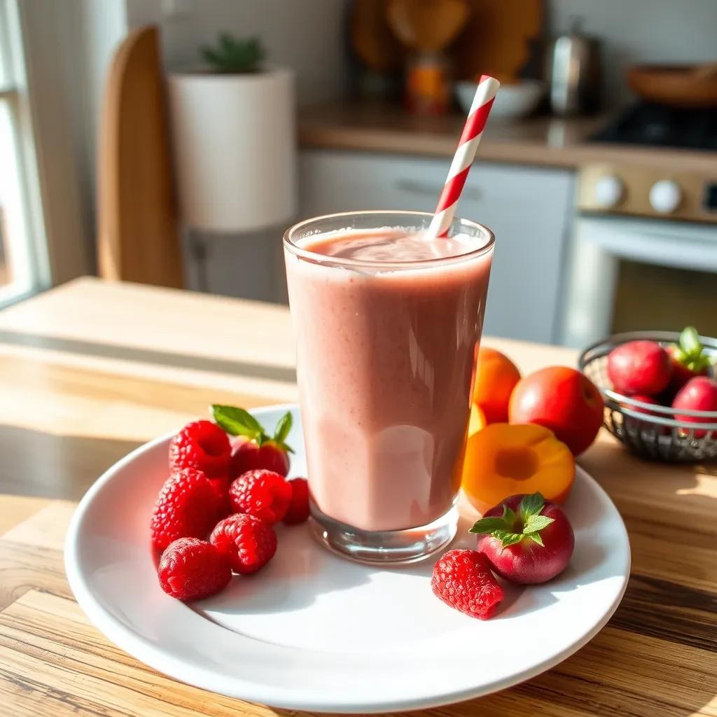 Raspberry Apricot Smoothie recipe