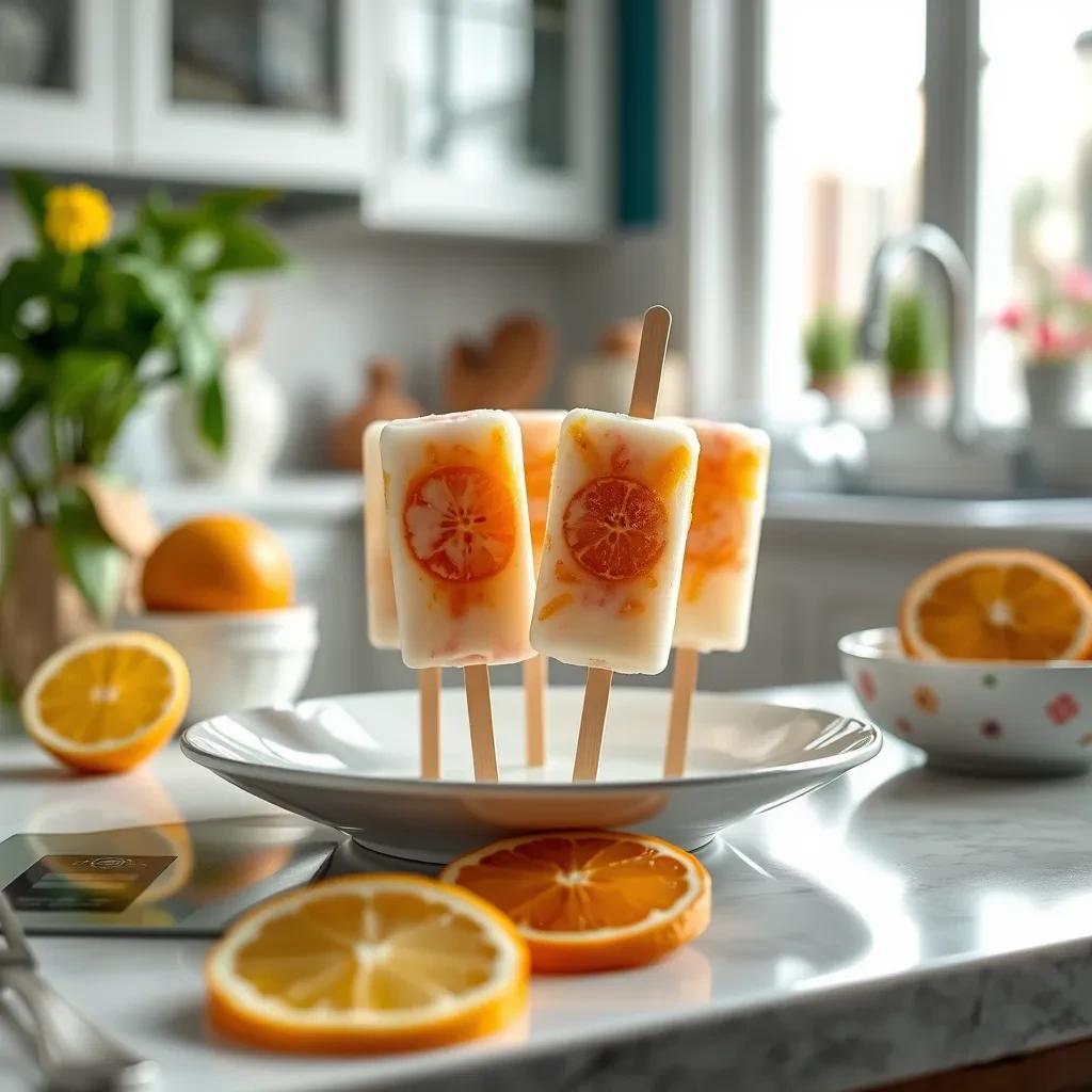 Refreshing Citrus Yogurt Pops recipe