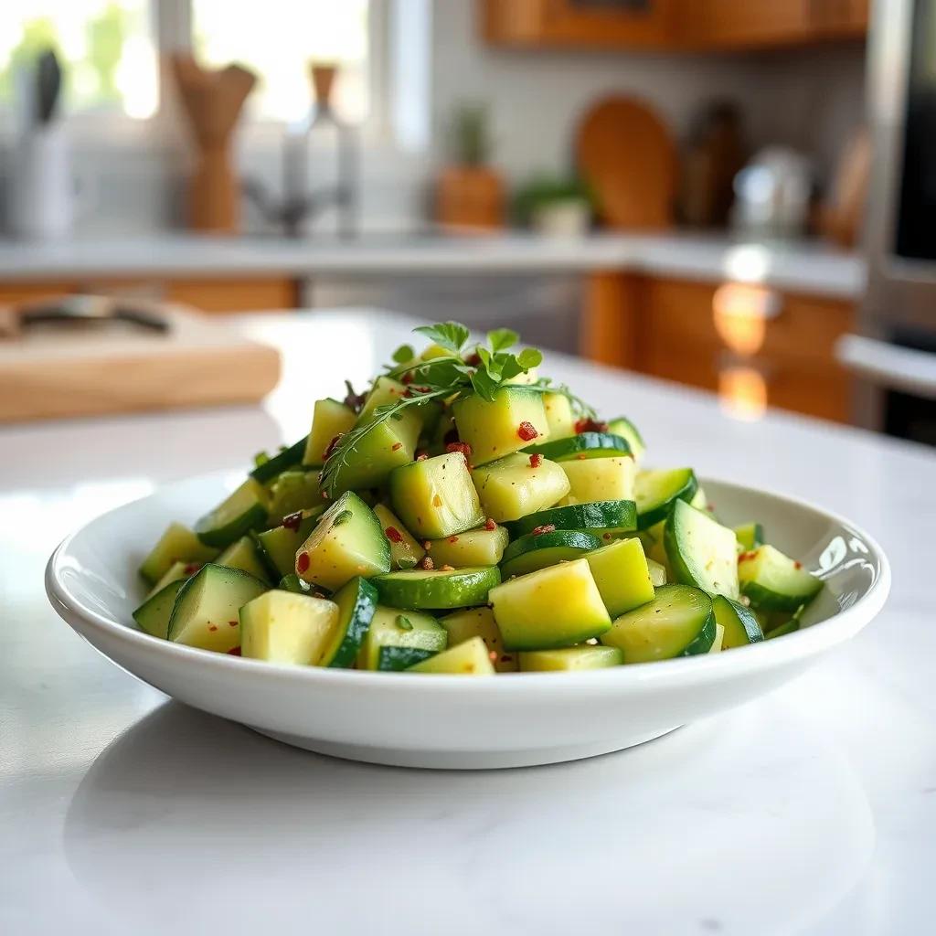 Refreshing Cucumber Avocado Salad recipe