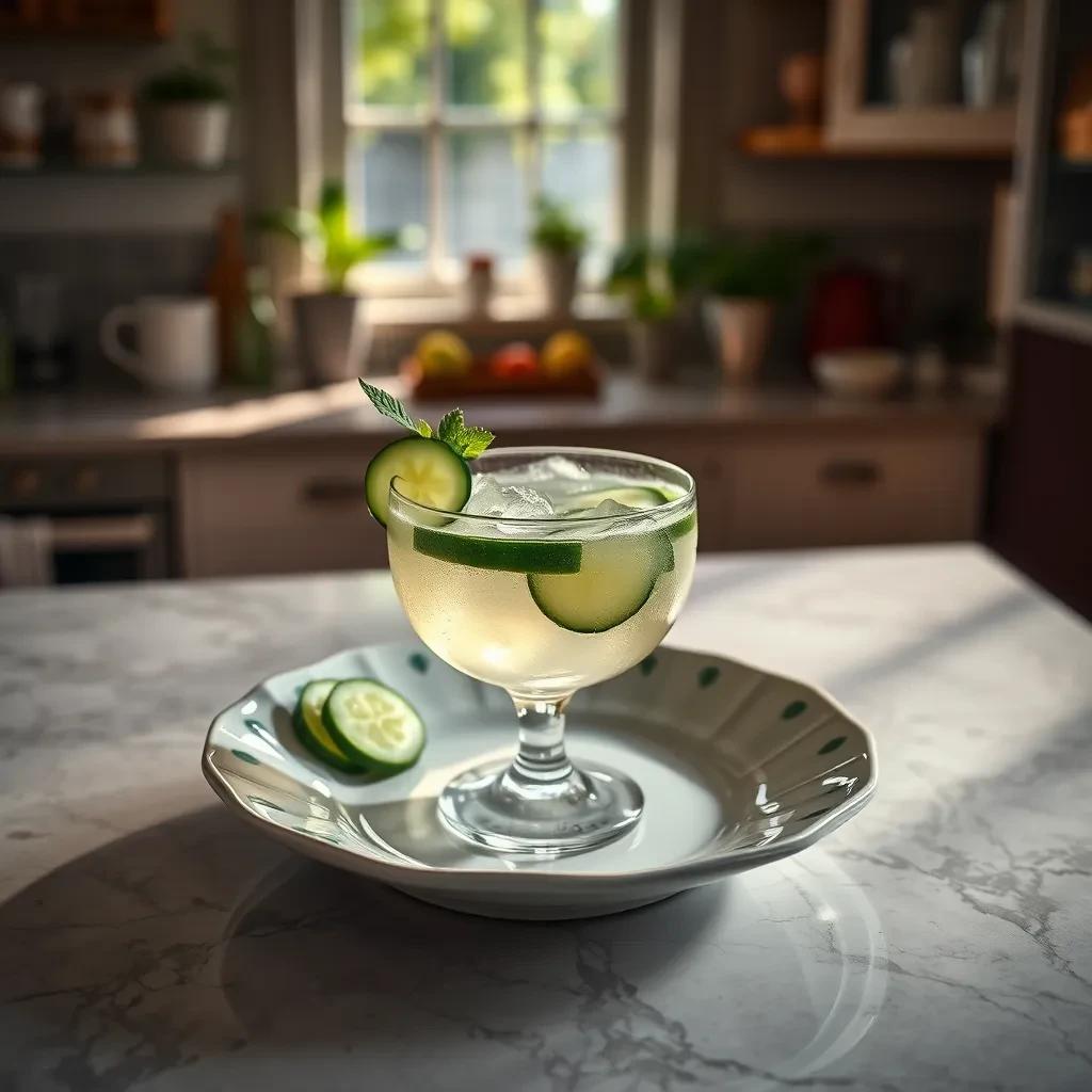 Refreshing Cucumber Gin Cocktail recipe