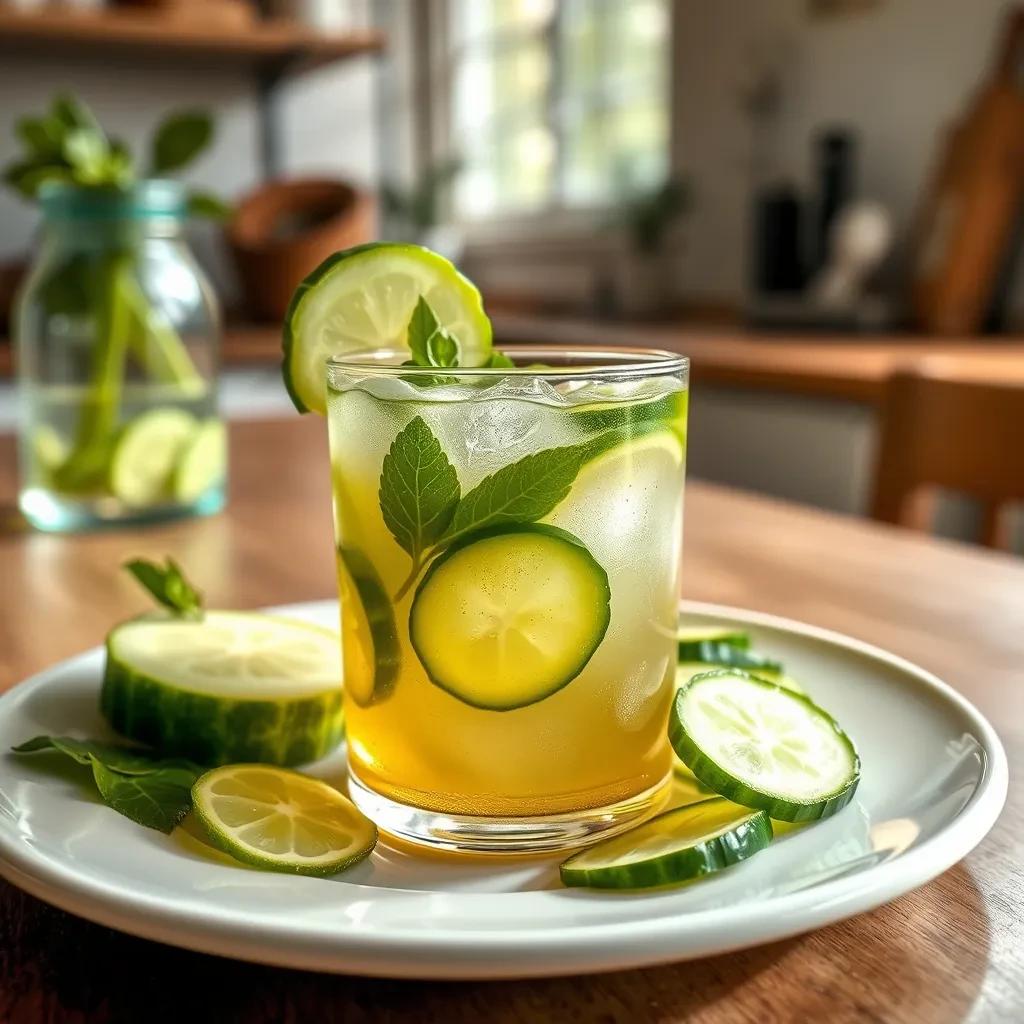 Refreshing Cucumber Tea Spritzer recipe