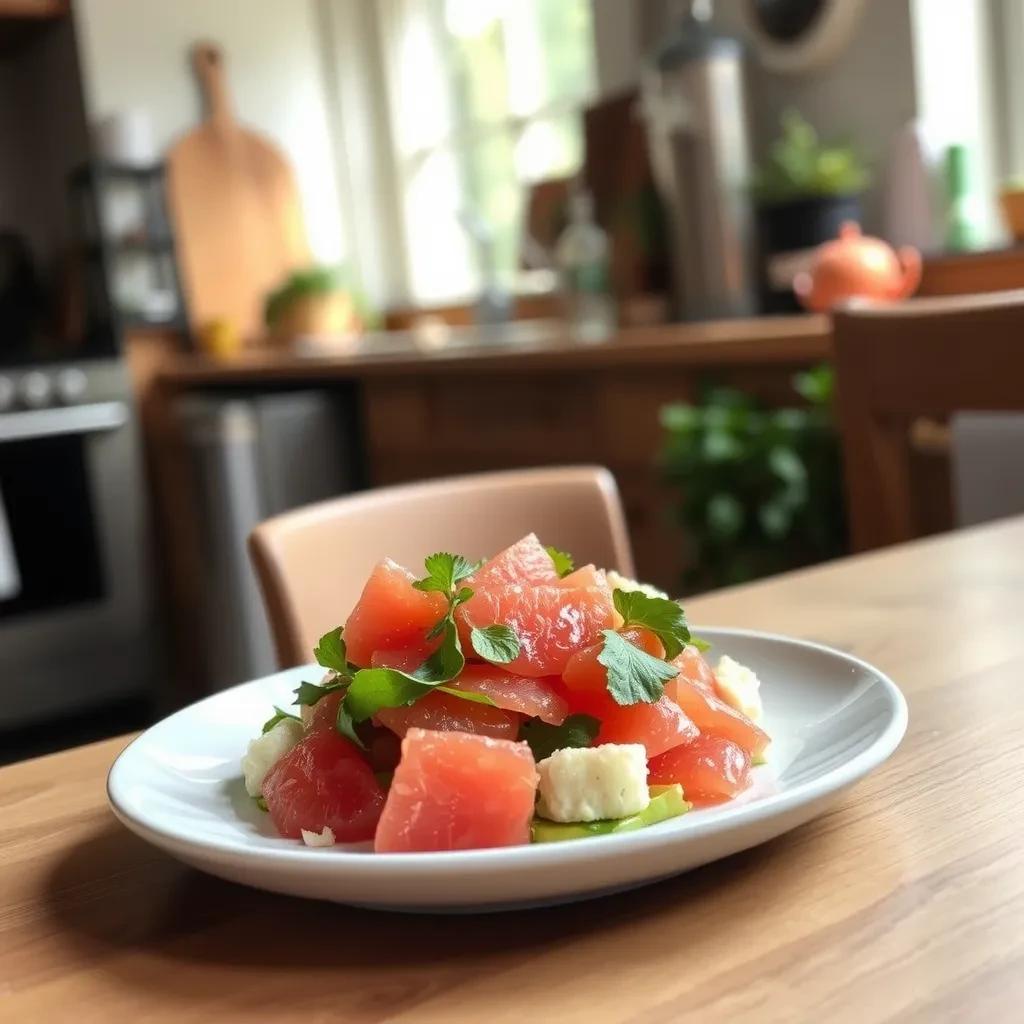 Refreshing Grapefruit Gin Salad recipe