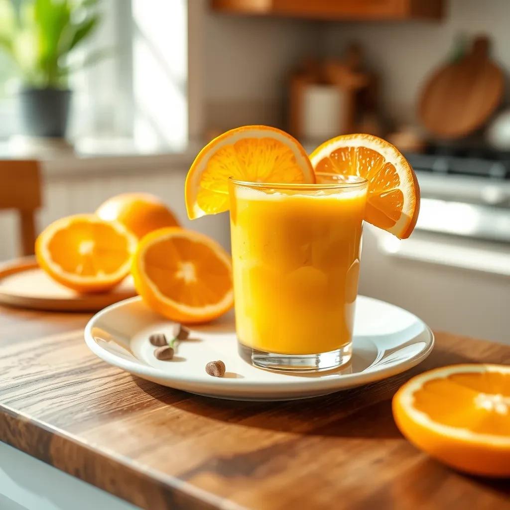 Refreshing Orange Sunrise Smoothie recipe