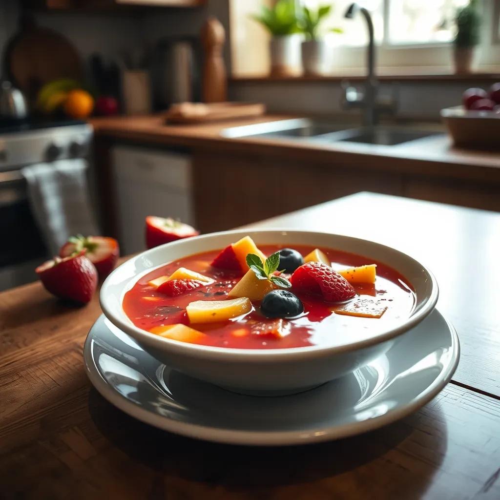 Refreshing Summer Fruit Soup recipe