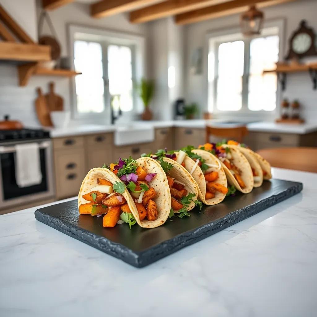 Roasted Butternut Squash Tacos recipe