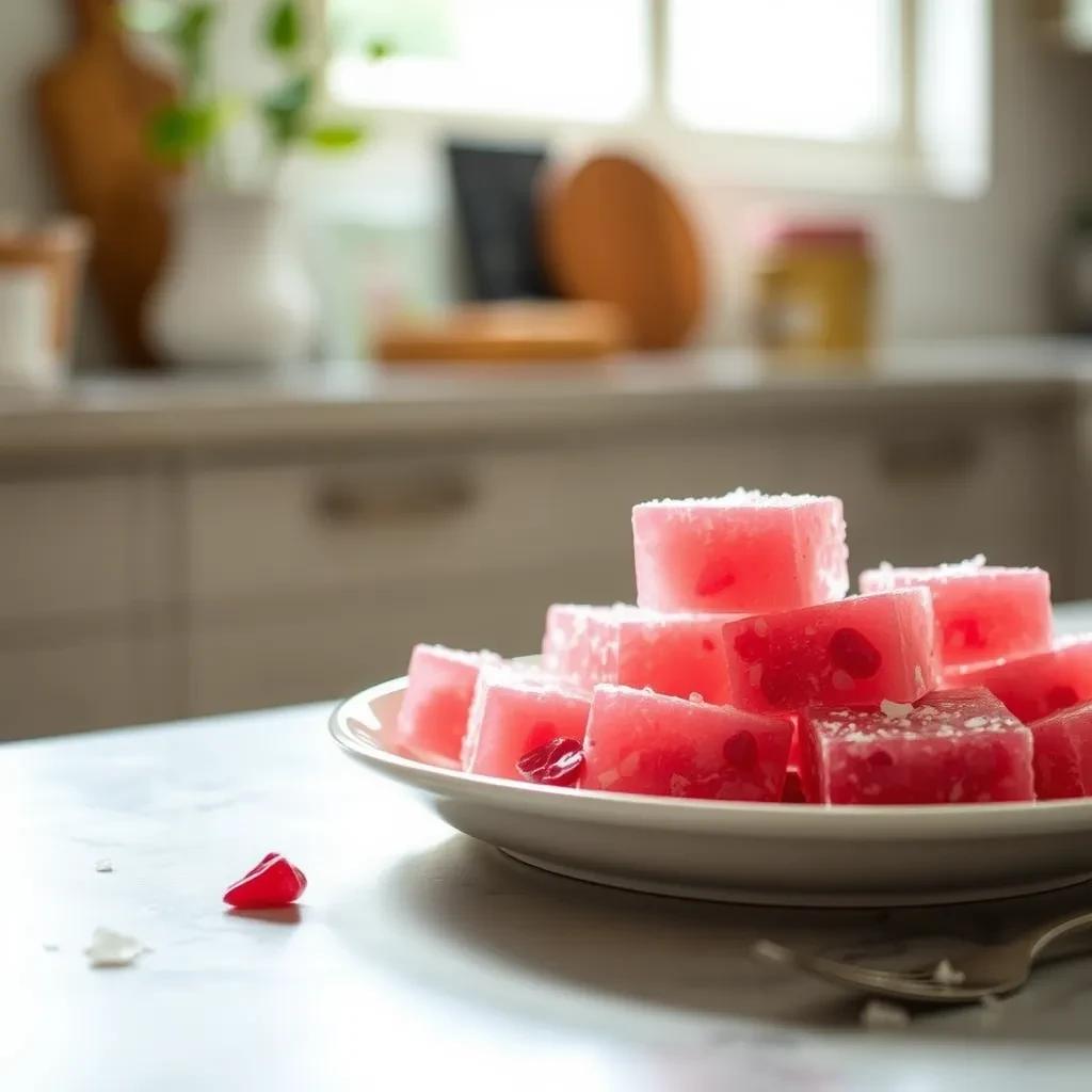 Rose Water Turkish Delight Treats recipe