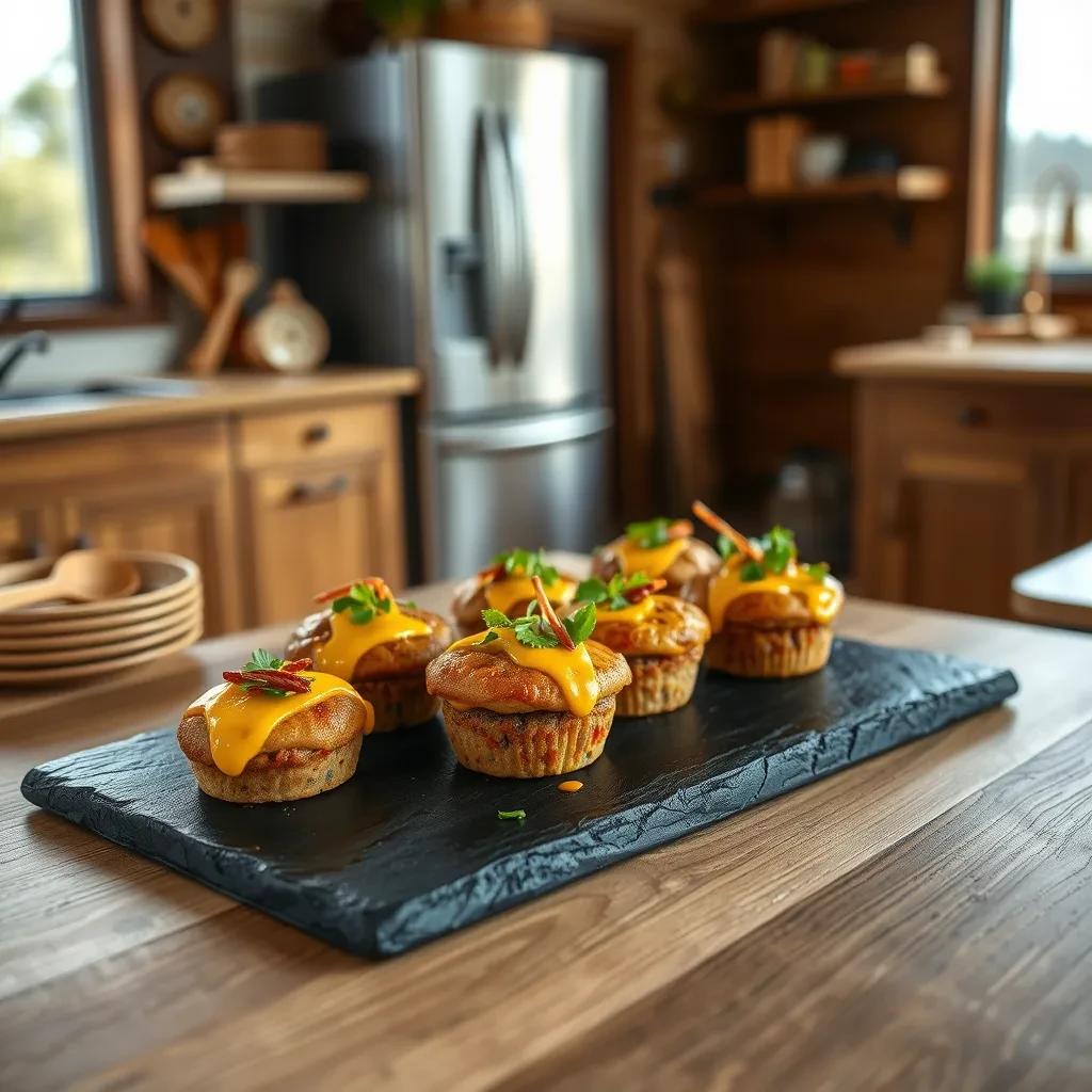 Savory Cheeseburger Muffins recipe