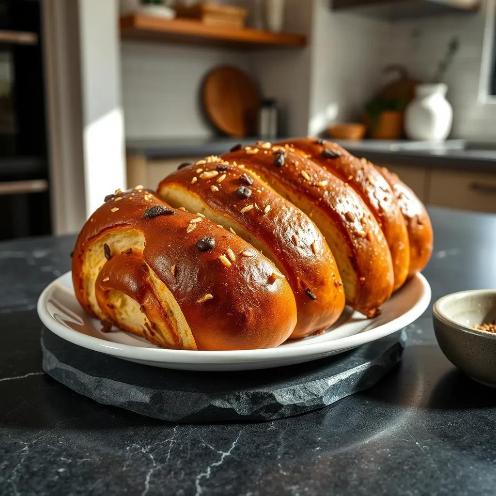 Savory Everything Challah Bread recipe