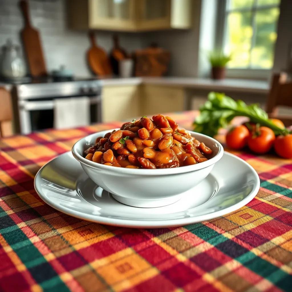 Savory Kansas Baked Beans recipe