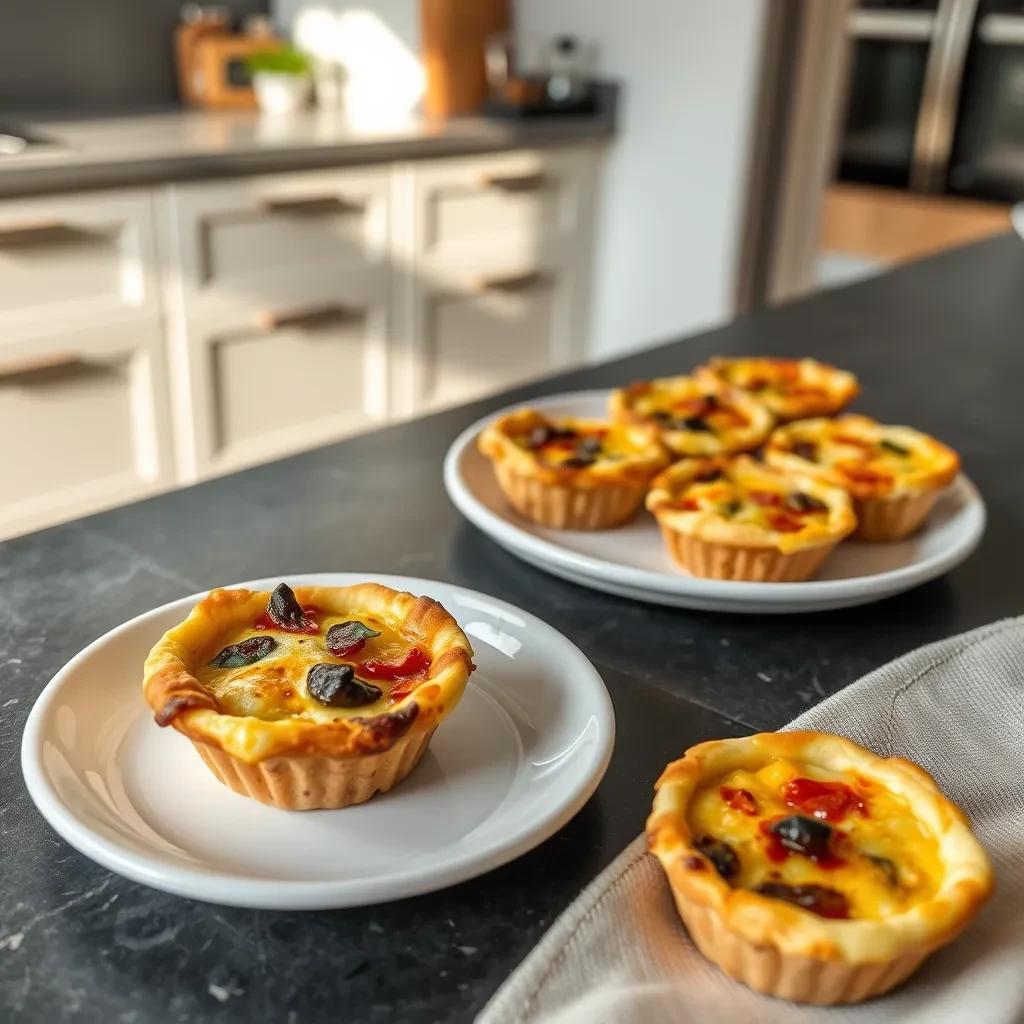 Savory Mini Breakfast Quiches recipe