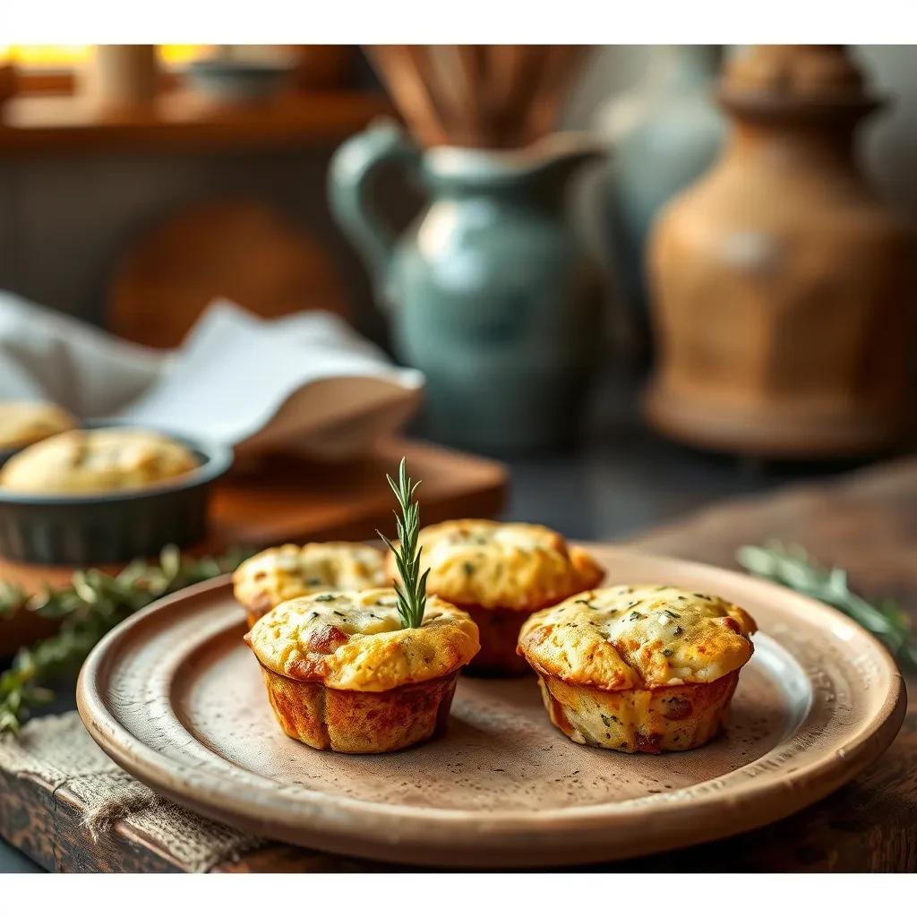 Savory Rosemary Cheese Muffins recipe