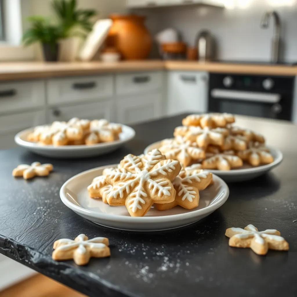 Snowflake Sugar Cookies Delight recipe