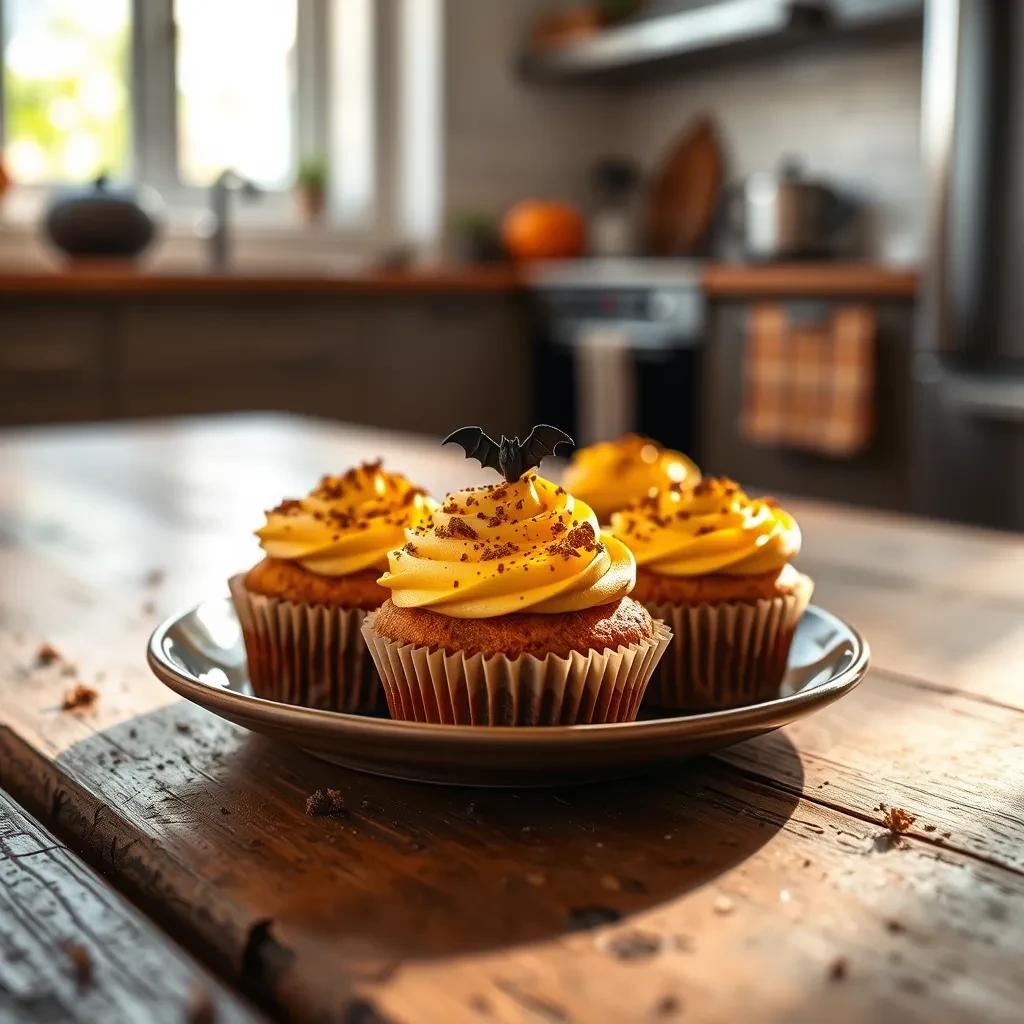 Spiced Halloween Cupcakes recipe