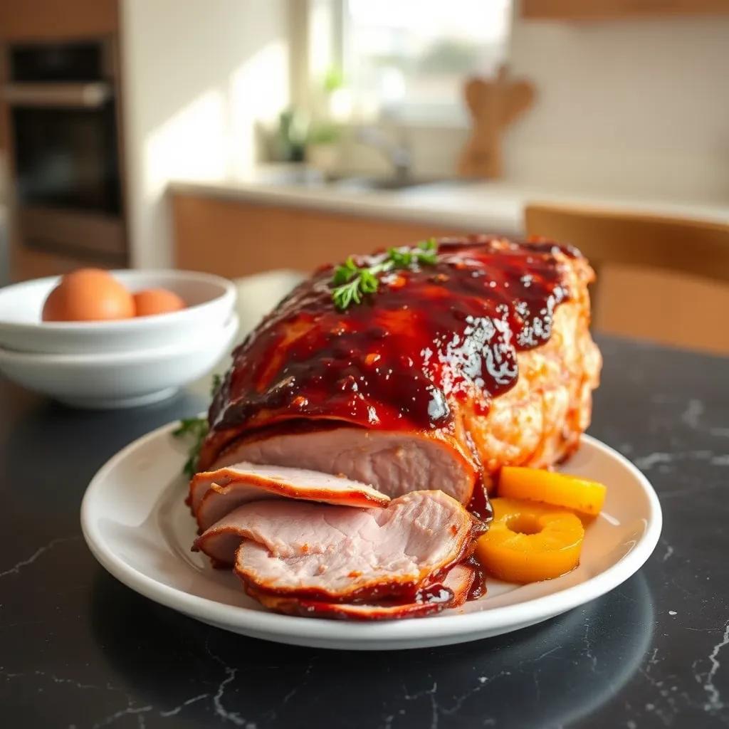 Spicy Chipotle Pineapple Glazed Ham recipe