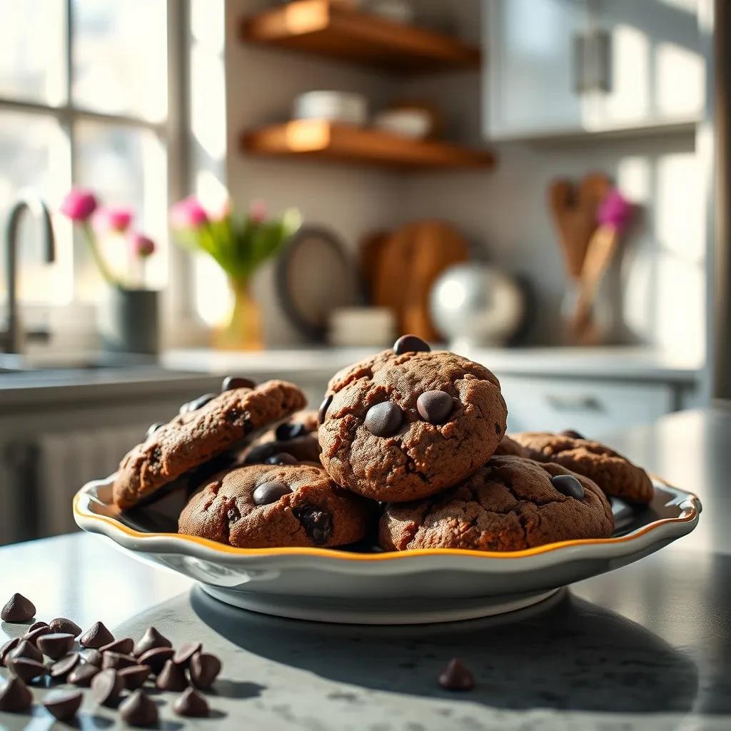 Spicy Dark Chocolate Chip Cookies recipe