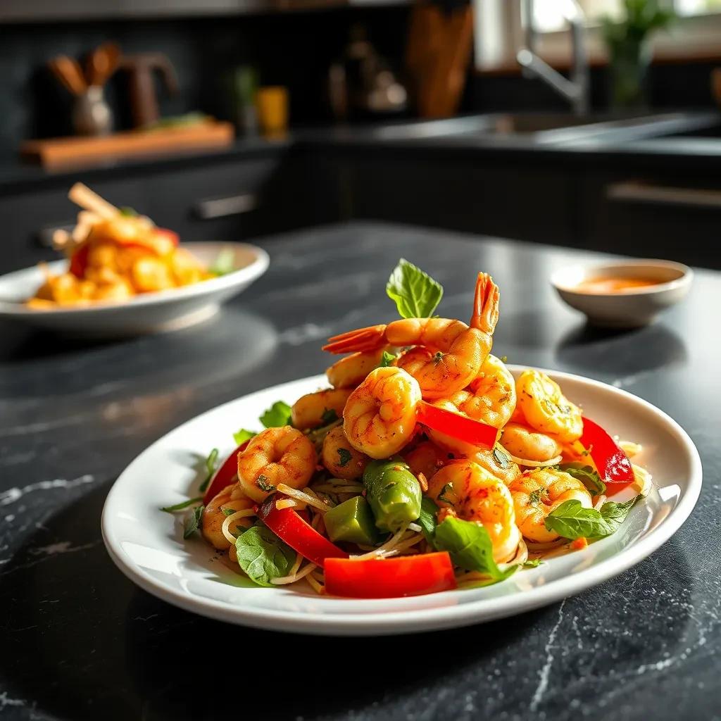 Thai Spicy Shrimp Salad recipe