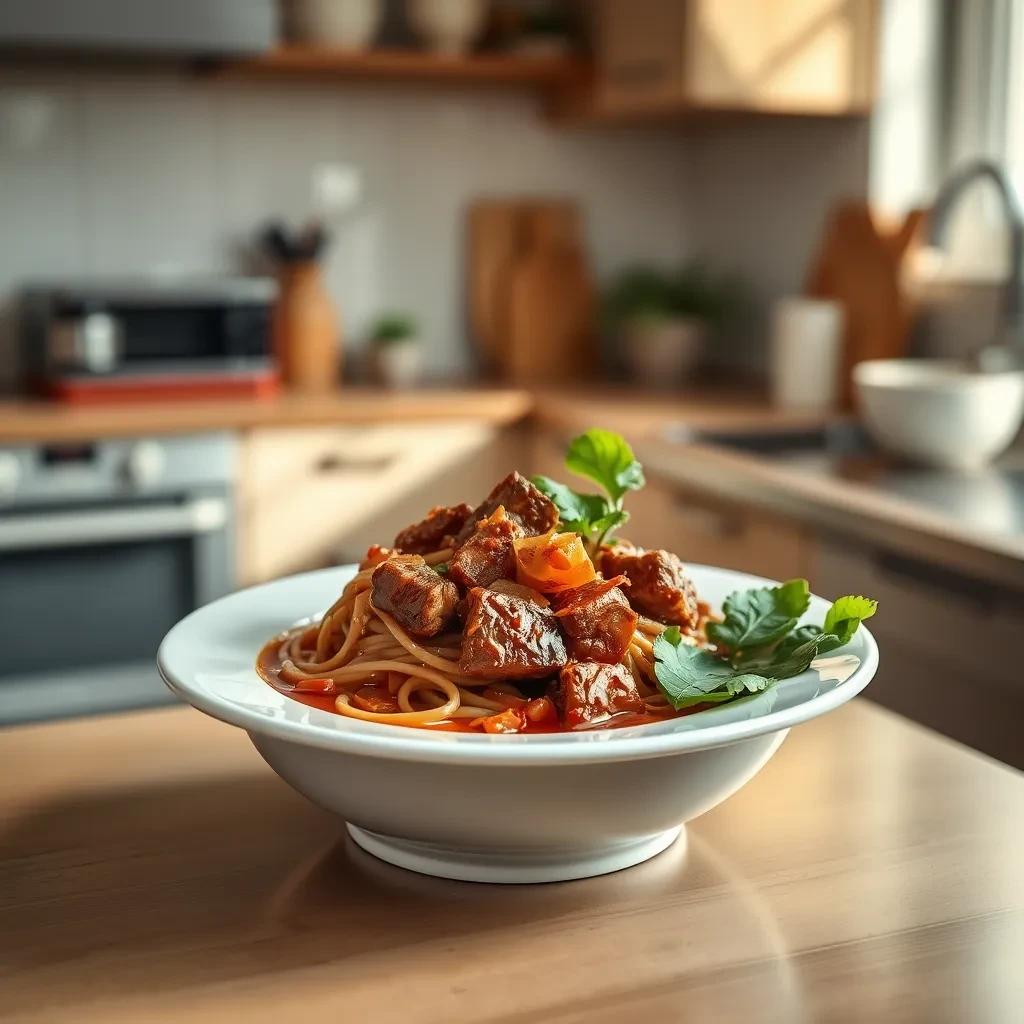 Vietnamese Spicy Beef Noodle Soup recipe