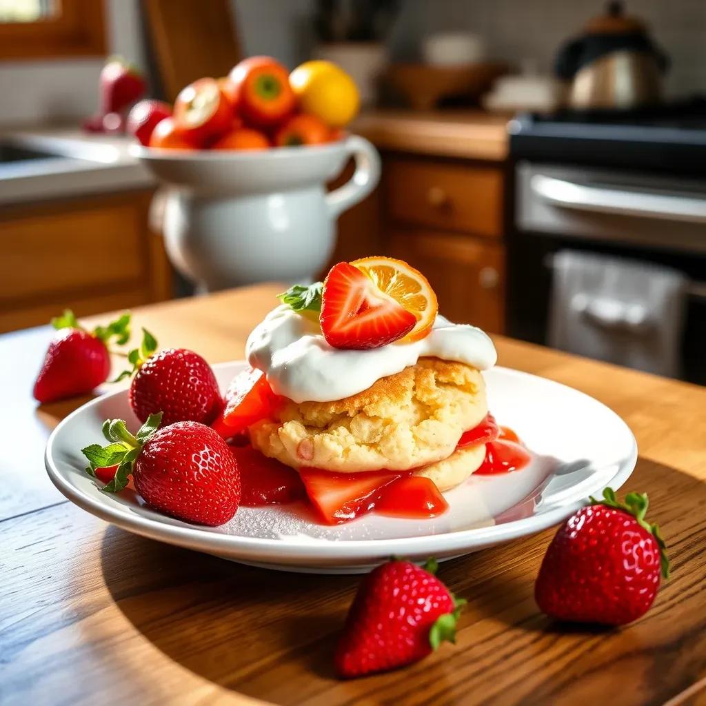 Strawberry Citrus Shortcake Delight recipe