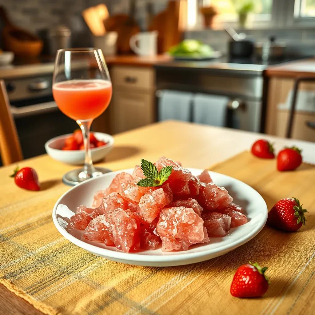 Strawberry Frosé Slushy recipe