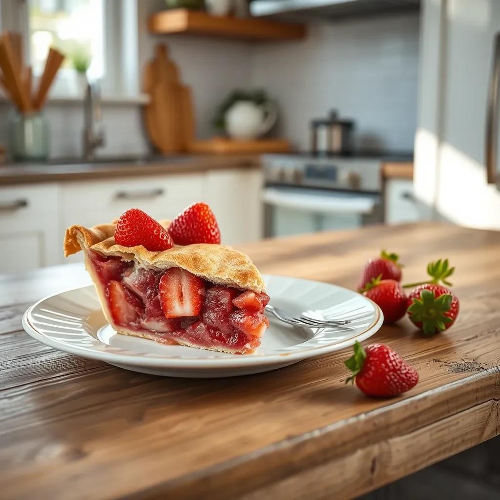 Strawberry Rhubarb Pie recipe