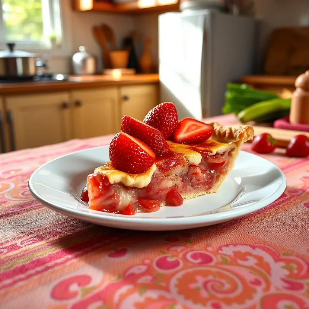 Strawberry Rhubarb Pie recipe