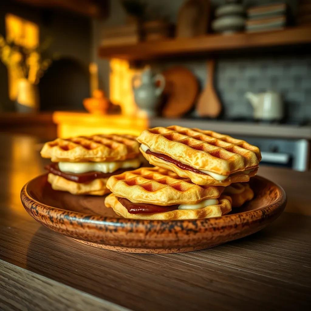 Swedish Waffle Sandwich Cookies recipe