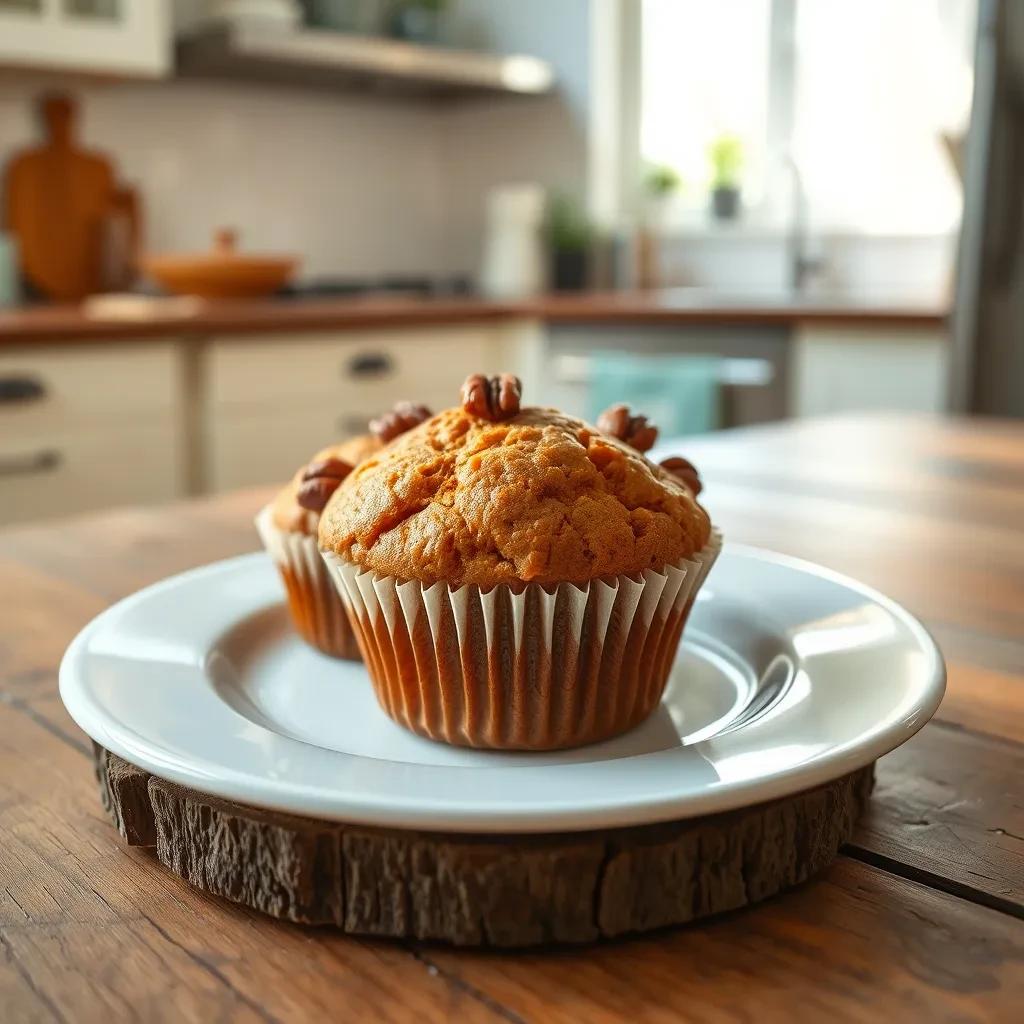 Sweet Potato Muffins with Pecans recipe