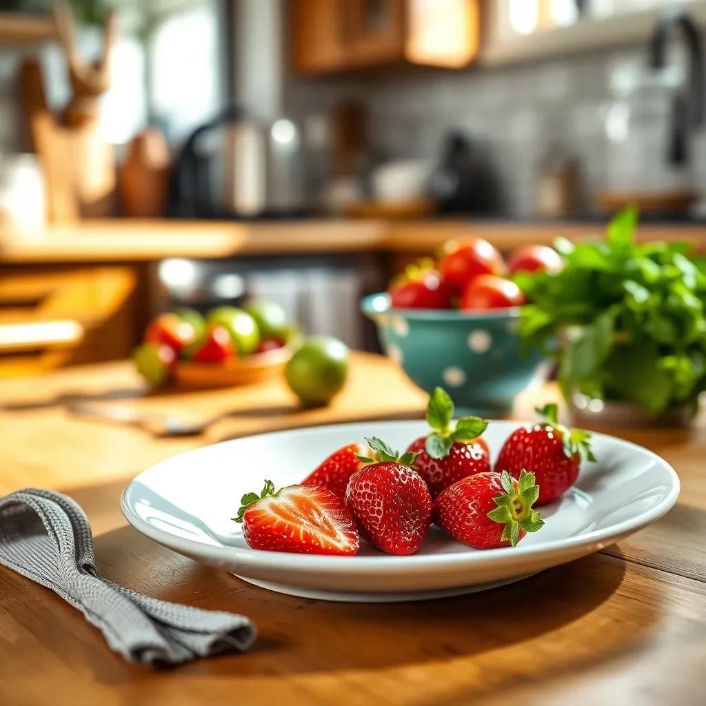 Tequila-Lime Strawberries recipe