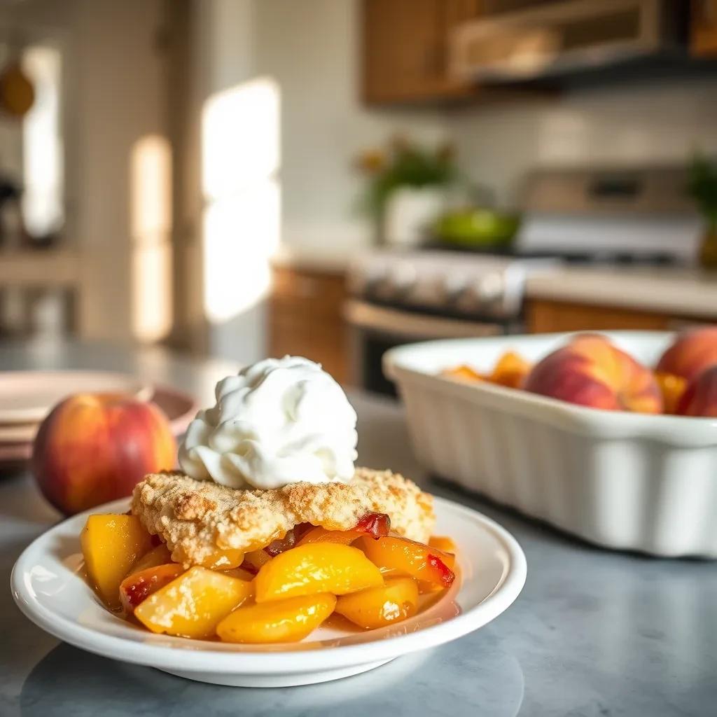 Texas Peach Cobbler recipe