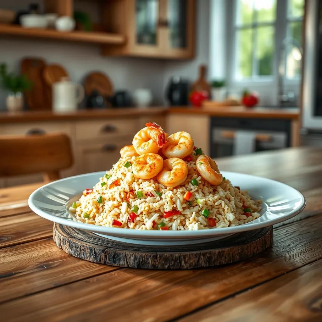 Thai Coconut Shrimp Rice Salad recipe