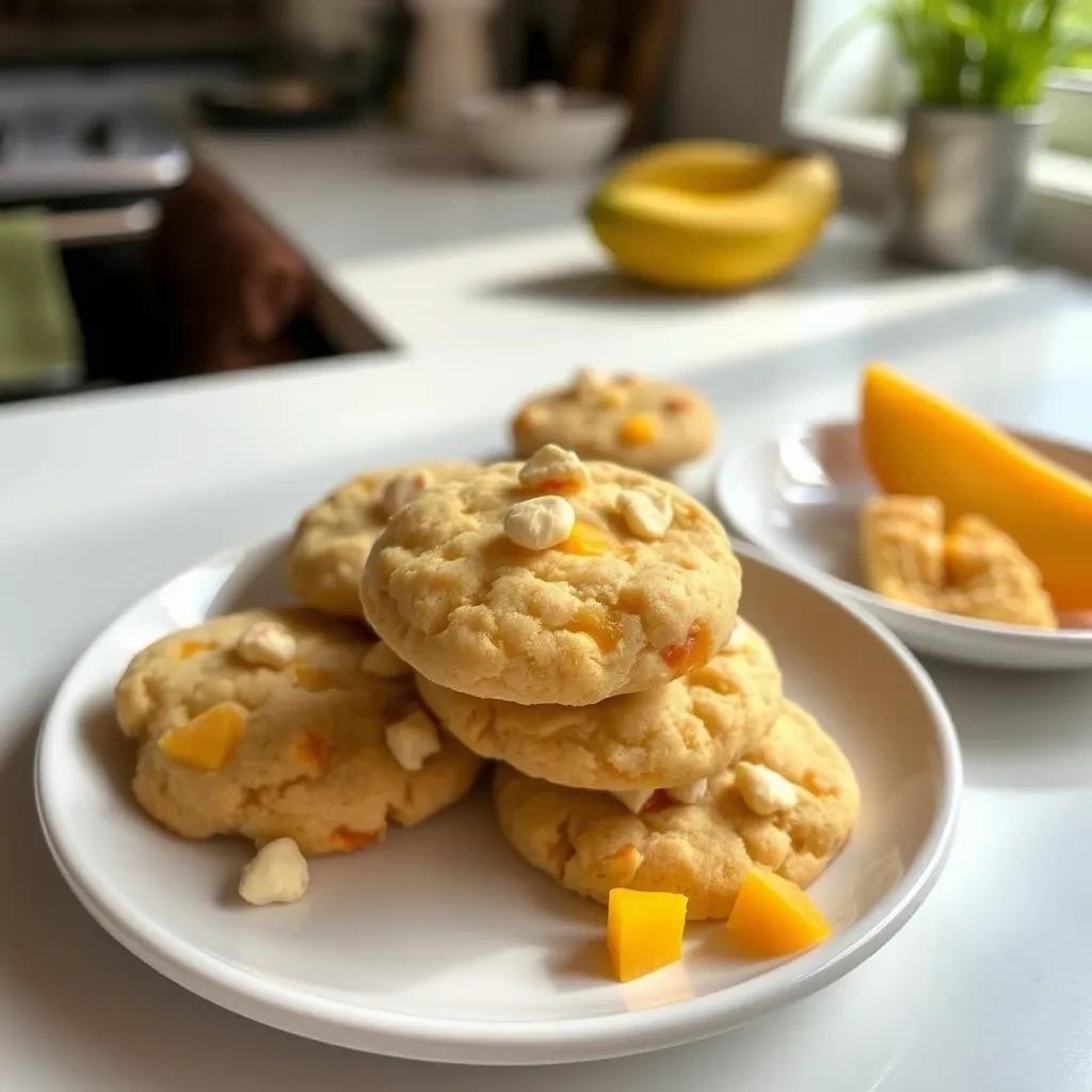 Tropical Mango Macadamia Cookies recipe