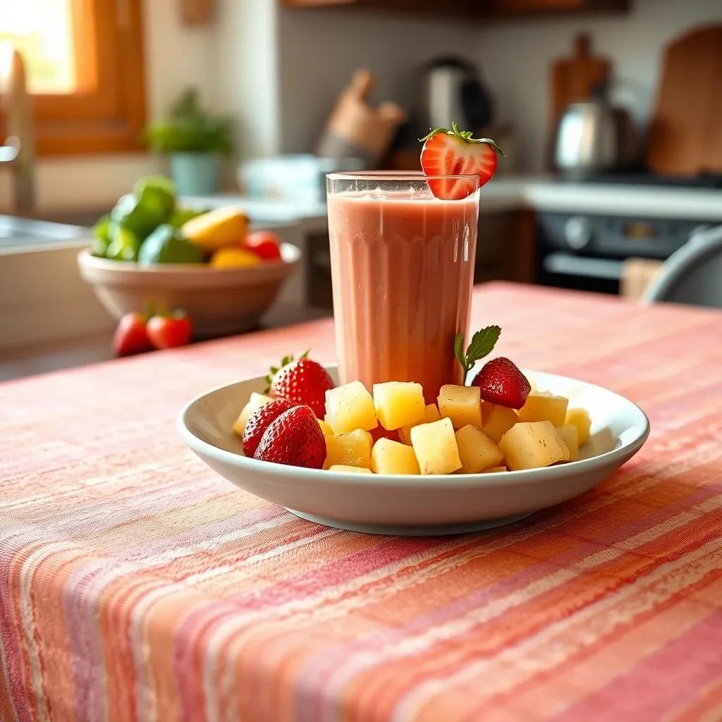 Tropical Strawberry Pineapple Smoothie recipe