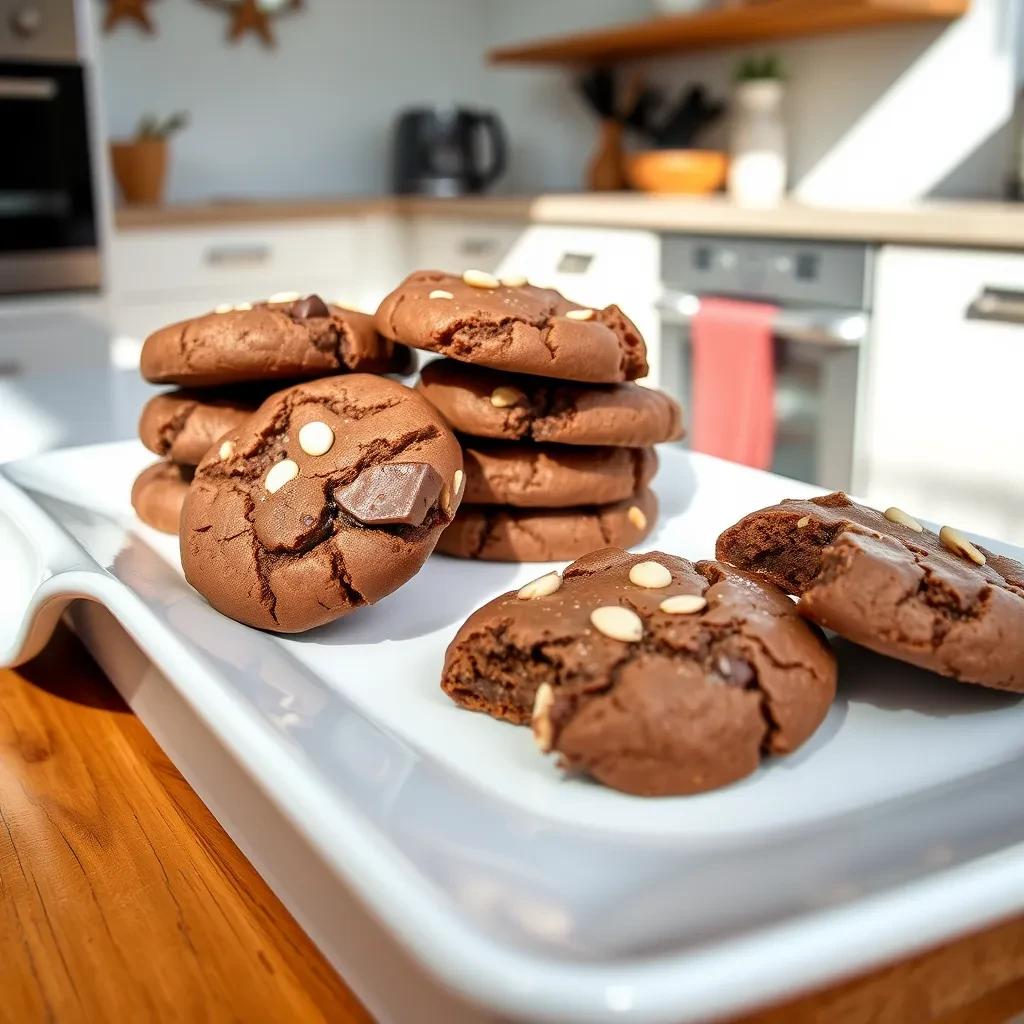 Vegan Chocolate Almond Butter Cookies Delight recipe