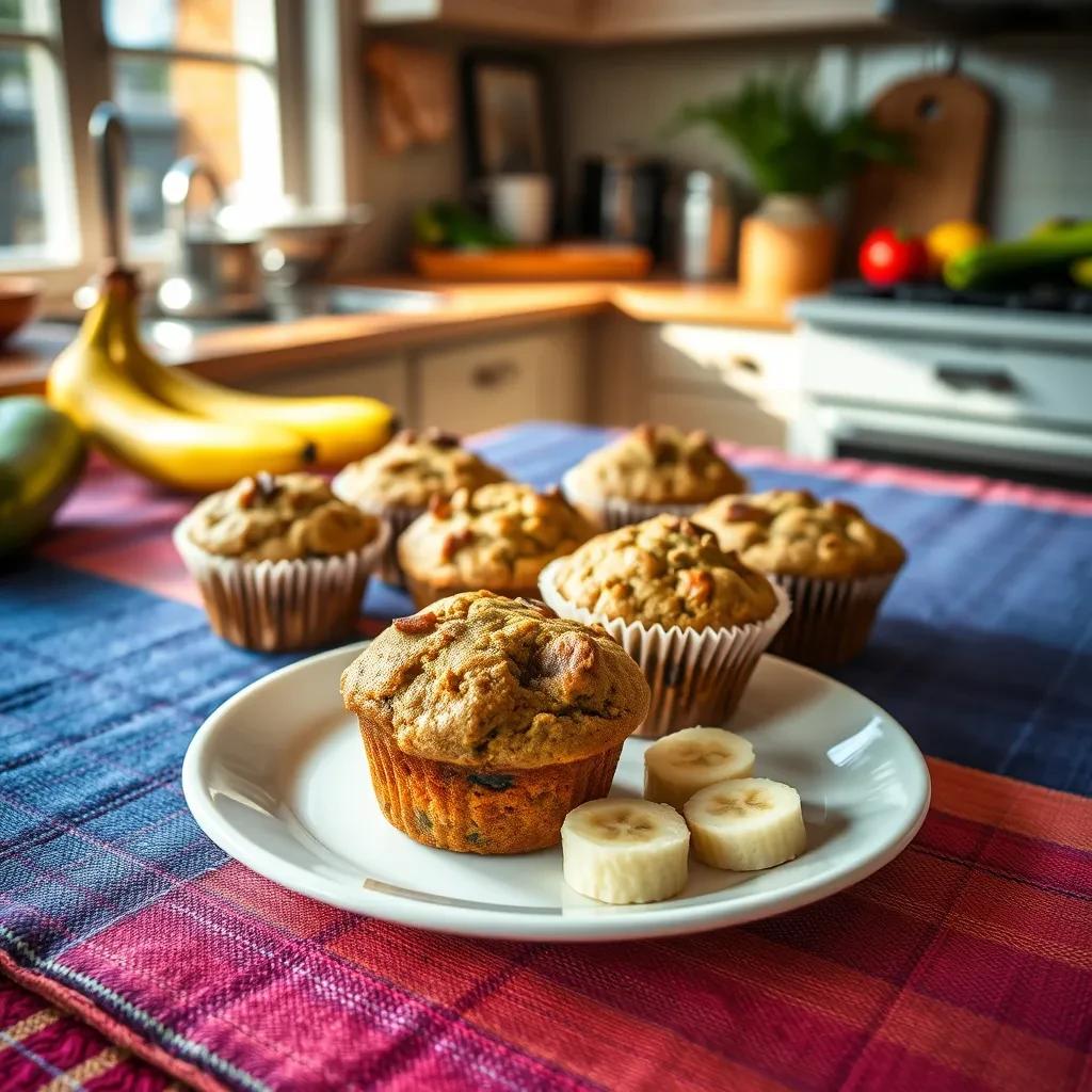 Vegan Zucchini Banana Muffins recipe