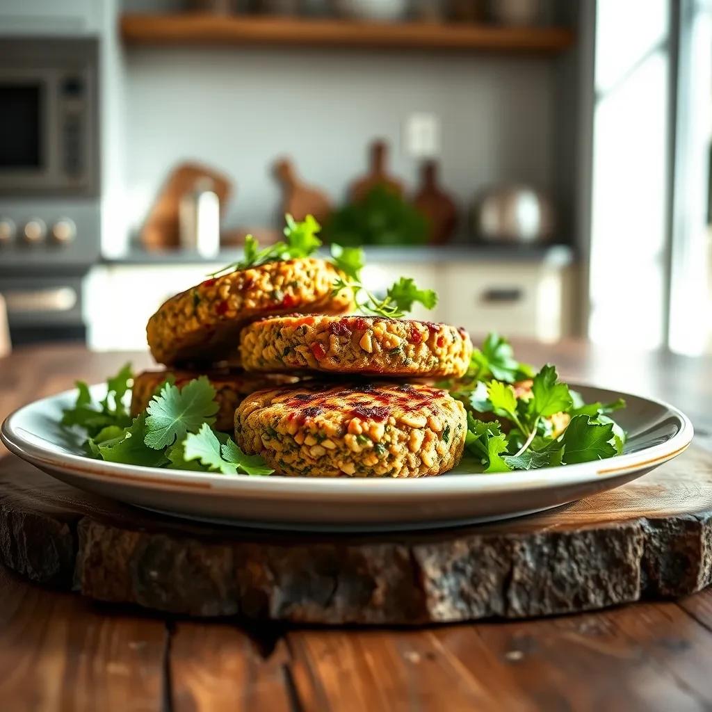 Nutty Veggie Patties recipe