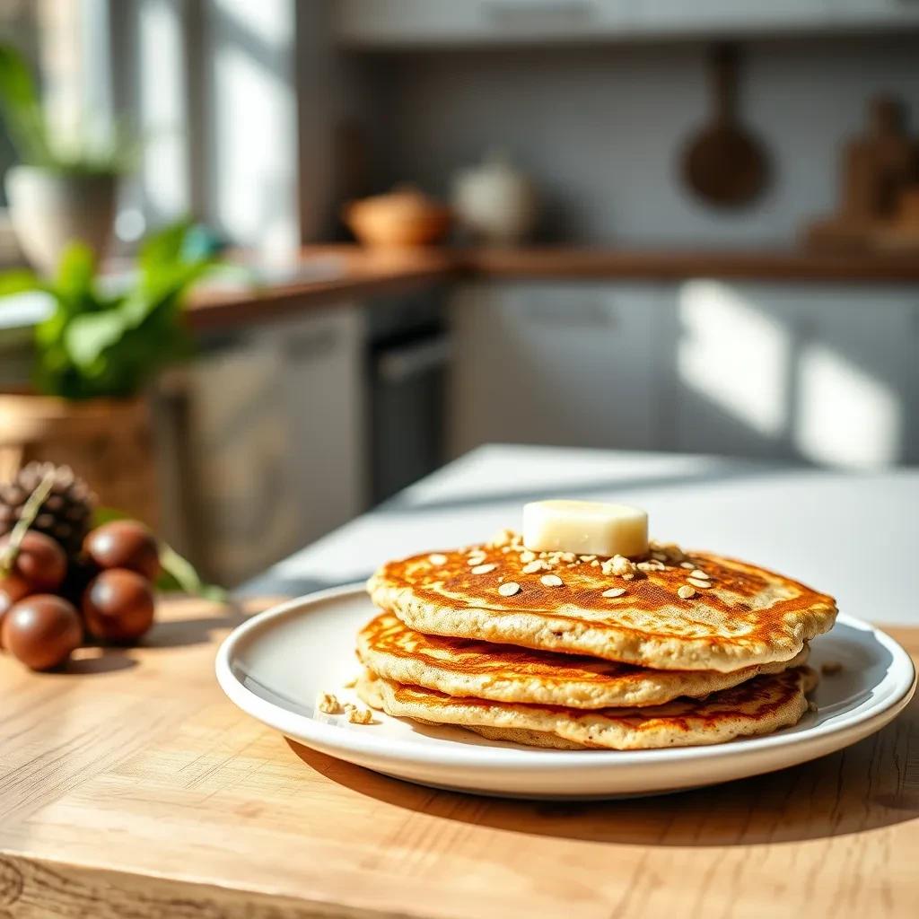 Wholesome Oatmeal Pancakes recipe