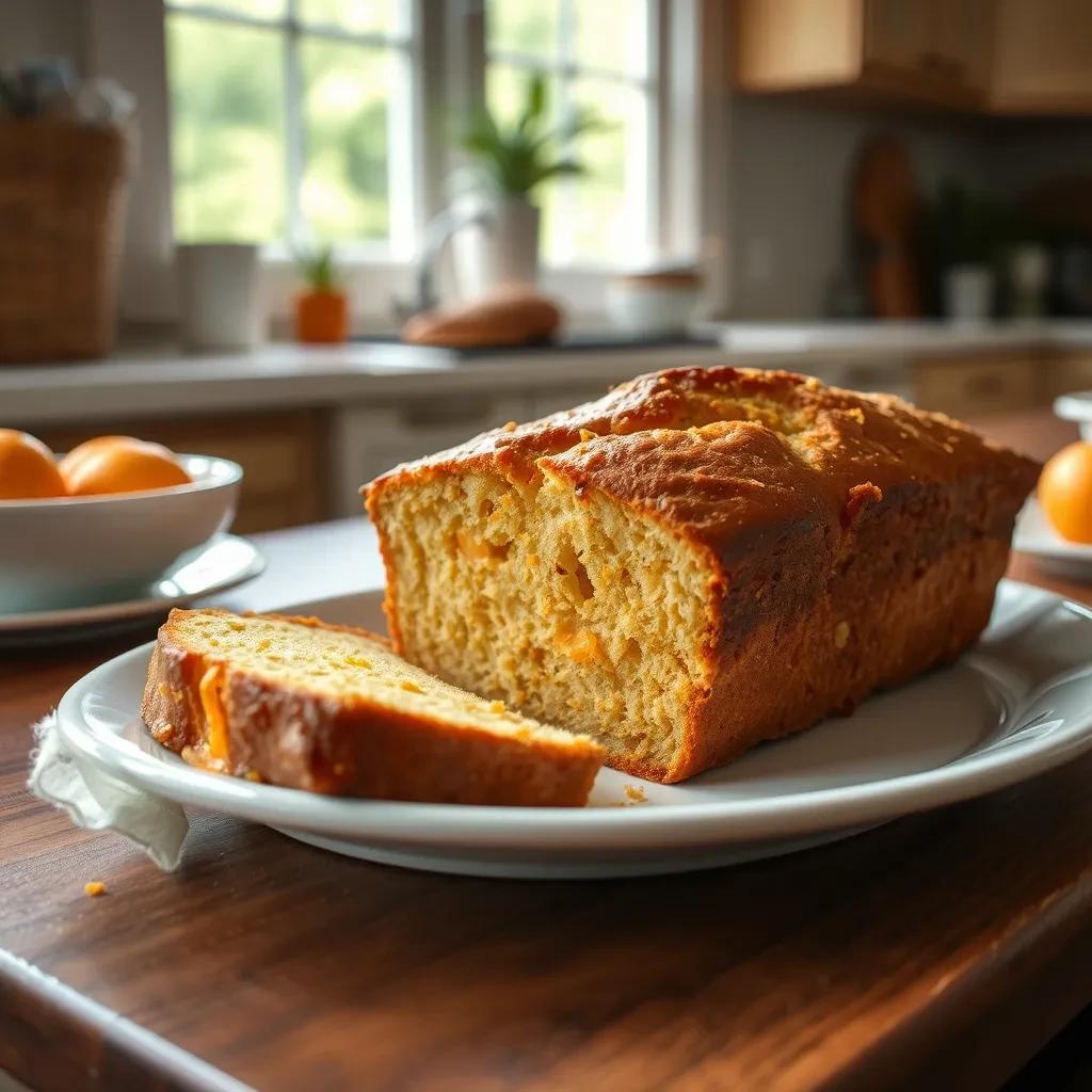 Zesty Orange Peel Bread recipe