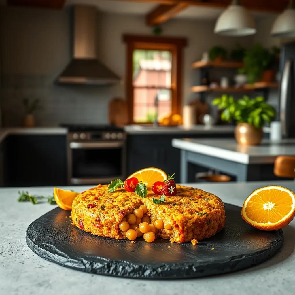 Zesty Orange Spice Chickpea Cake recipe