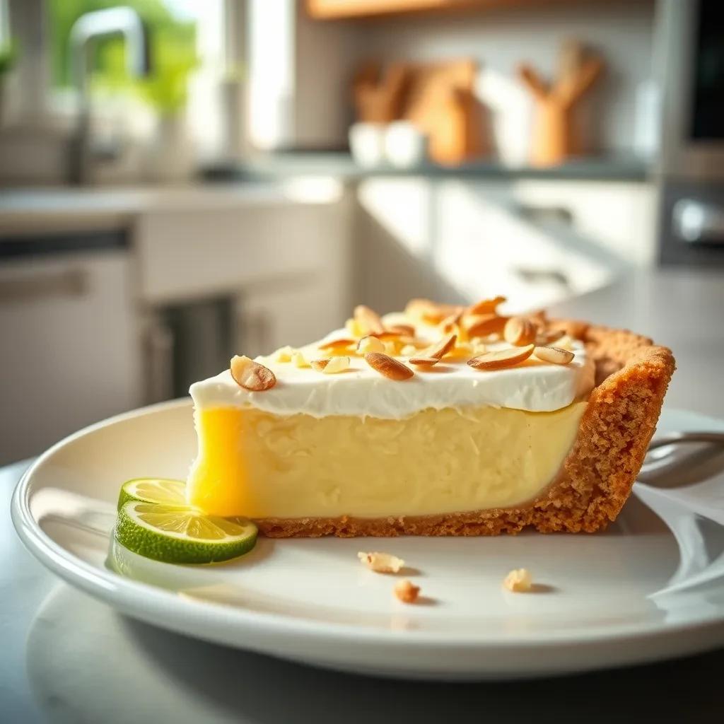 Almond Key Lime Pie recipe