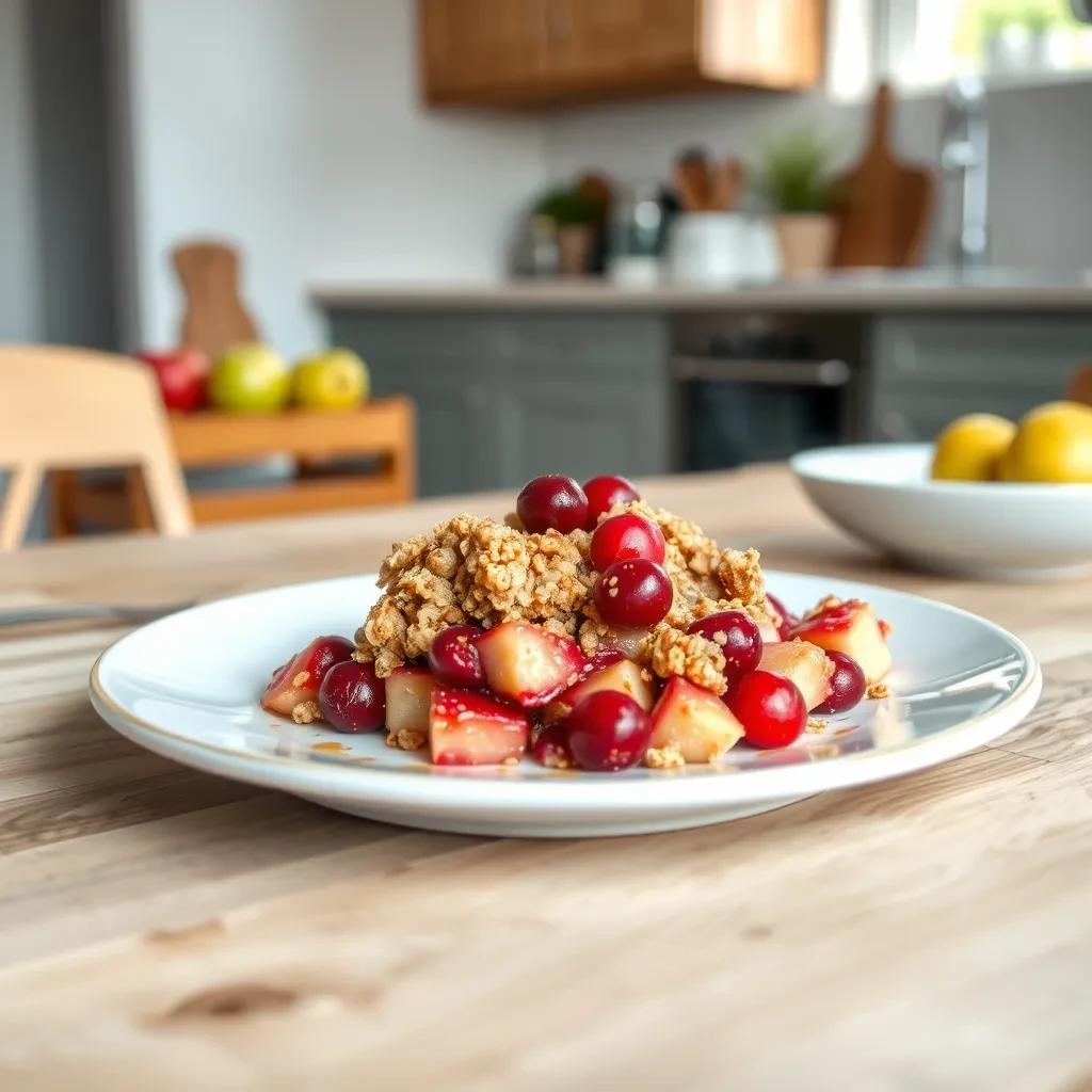 Cranberry Apple Crisp recipe