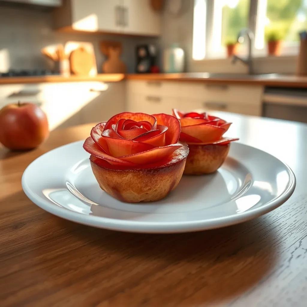 Baked Apple Rose Pastries recipe