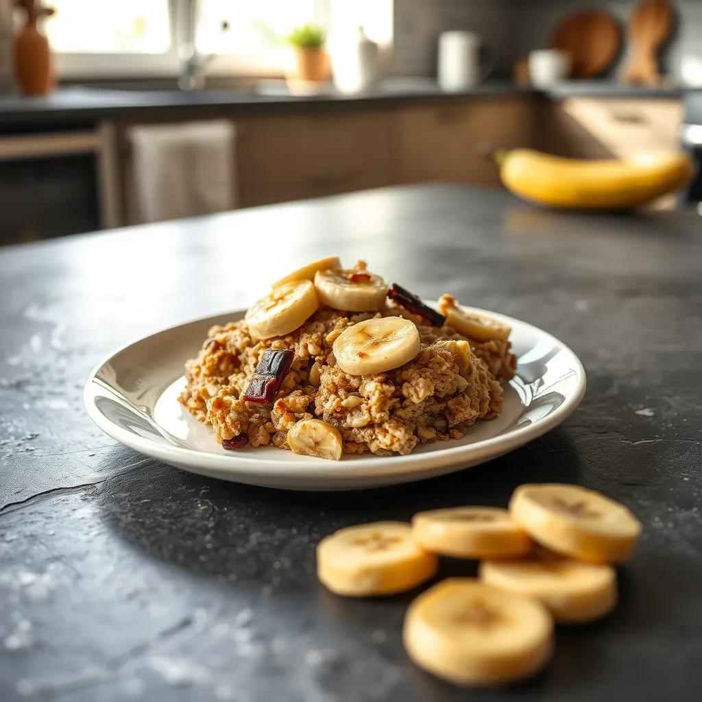 Baked Banana Oatmeal recipe