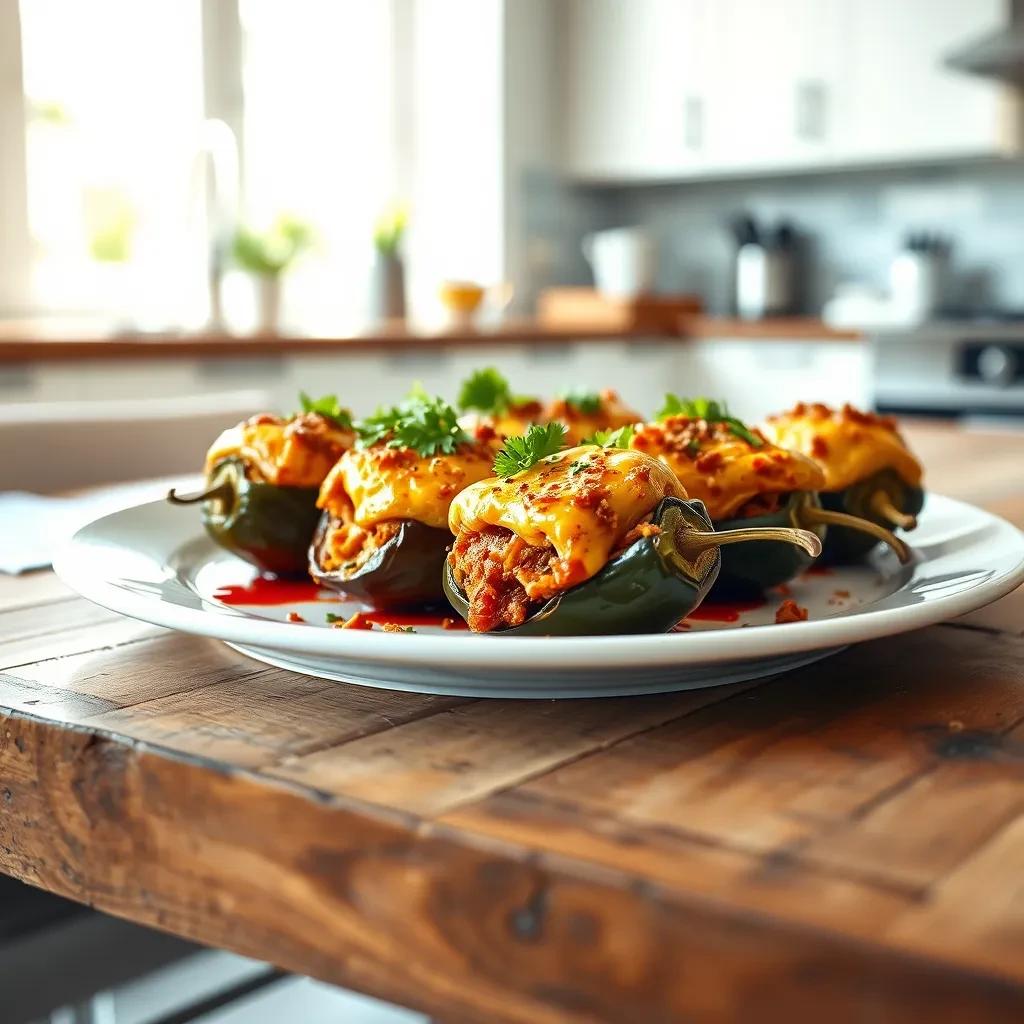 Oven Baked Chiles Rellenos recipe