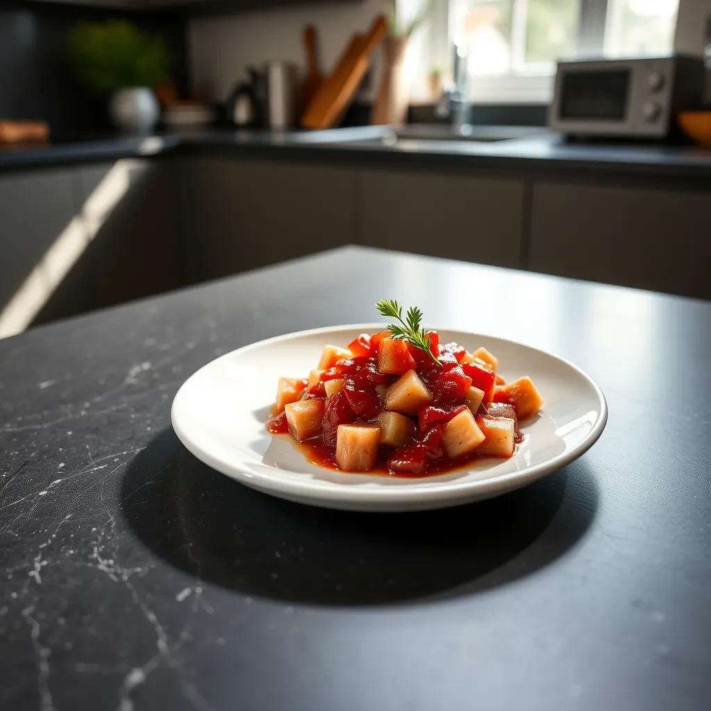 Baked Rhubarb Compote recipe