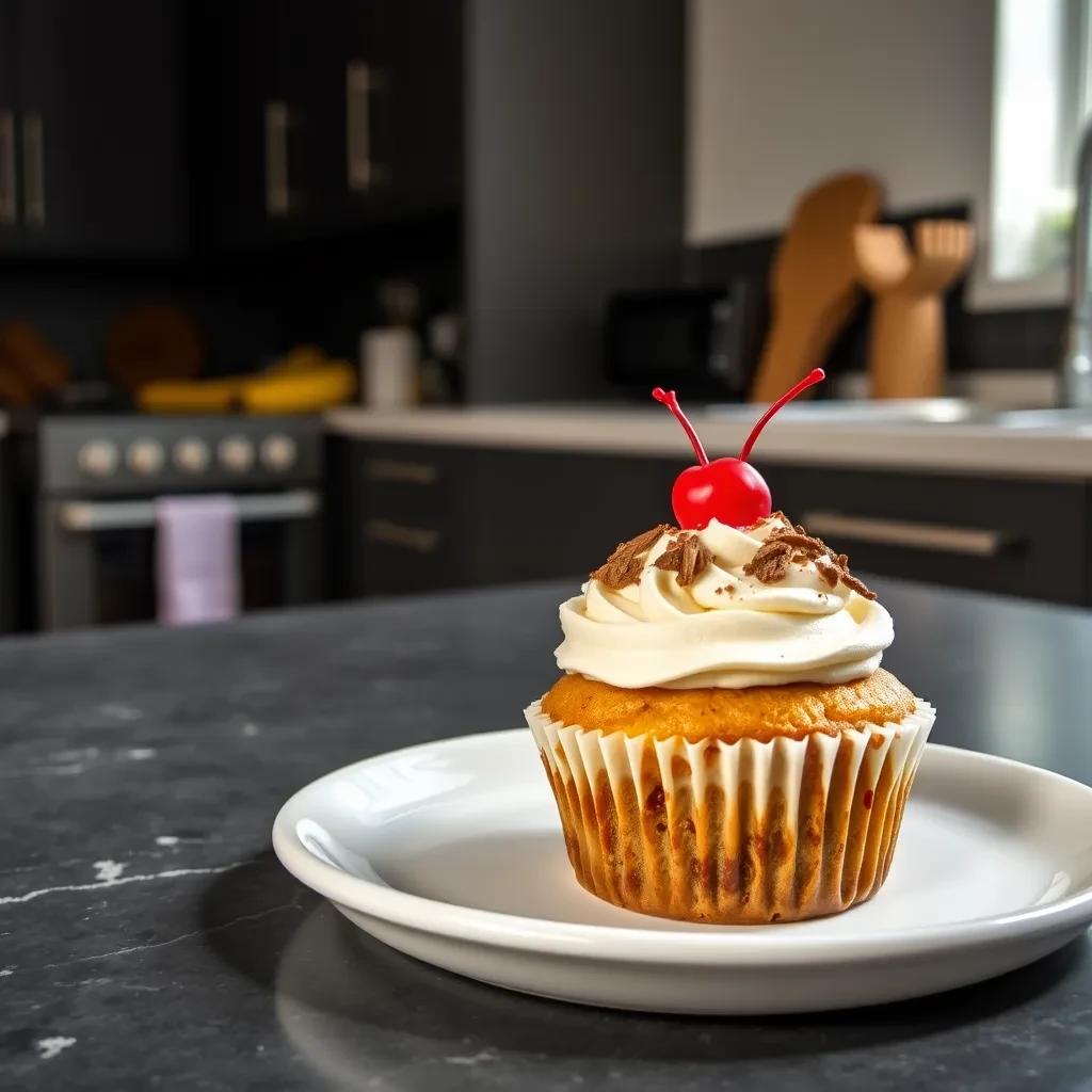 Banana Split Cupcake Delight recipe