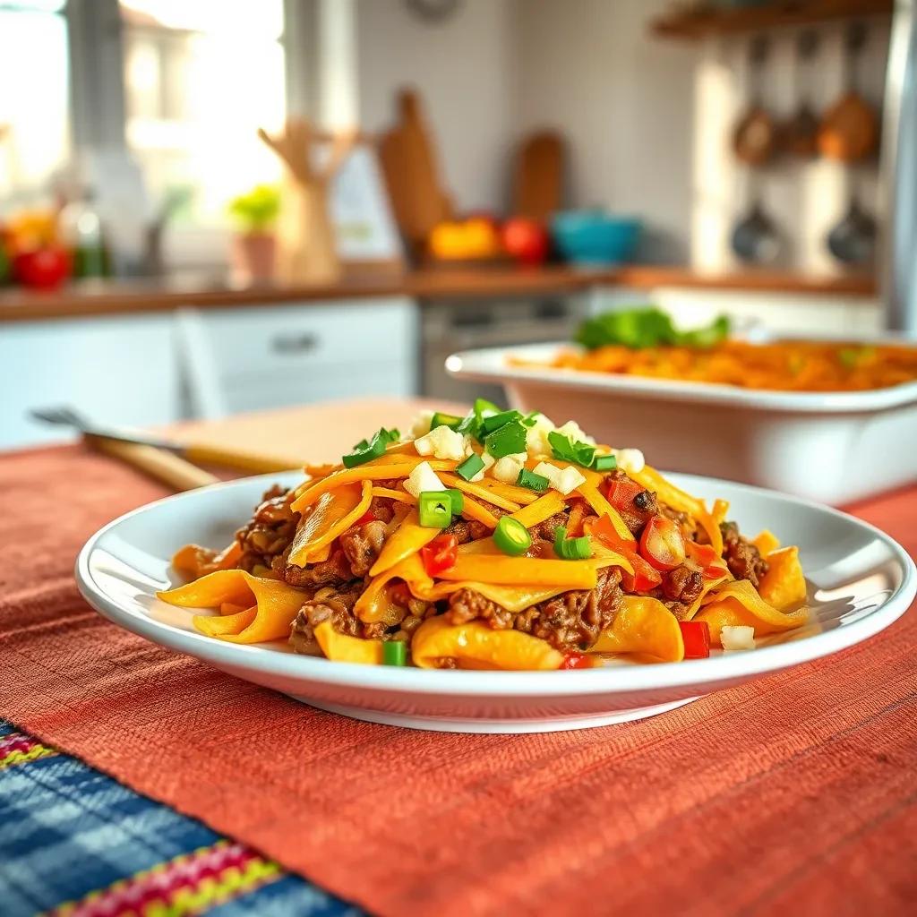 Beef Nacho Bake recipe