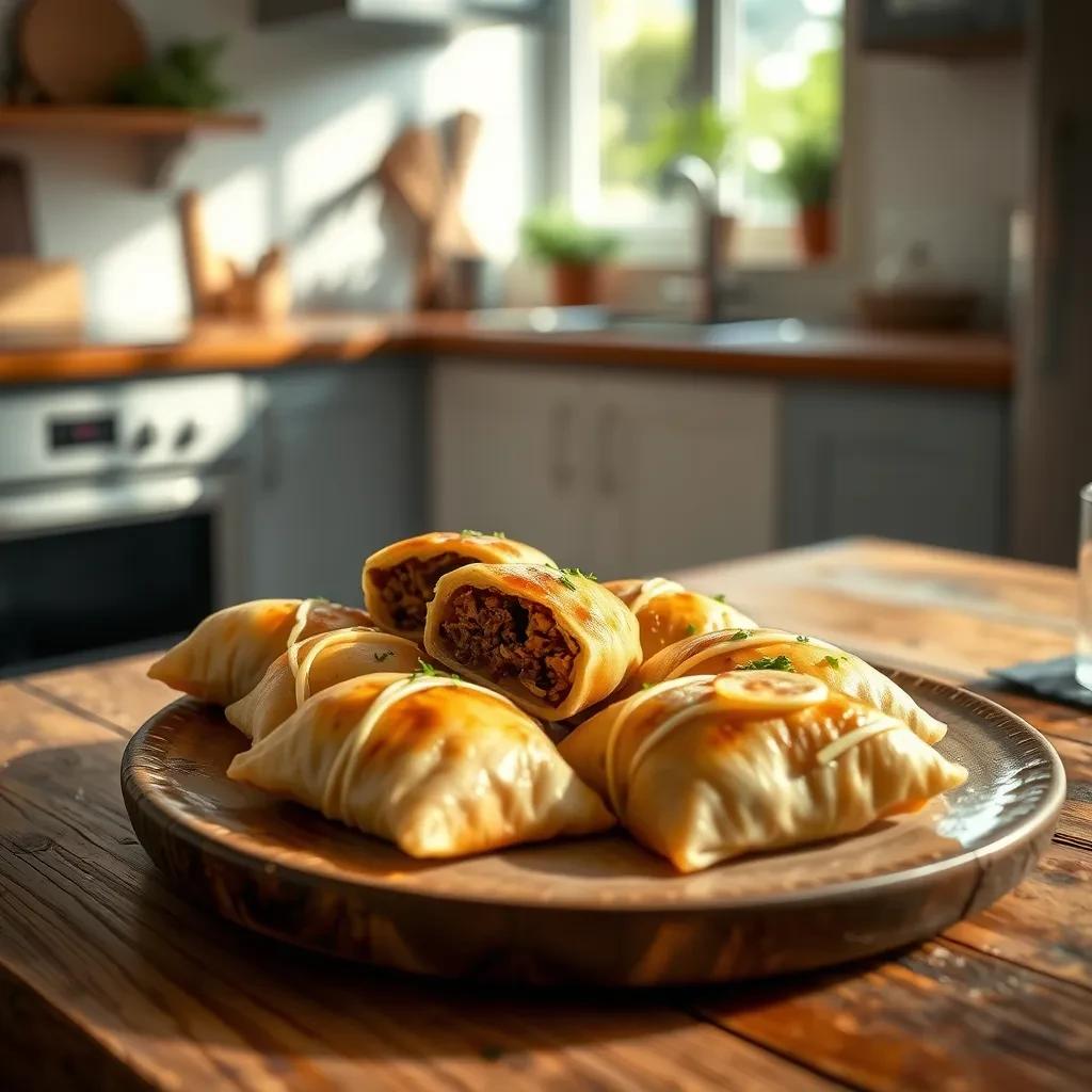 Beef Pirozhki Pastries recipe